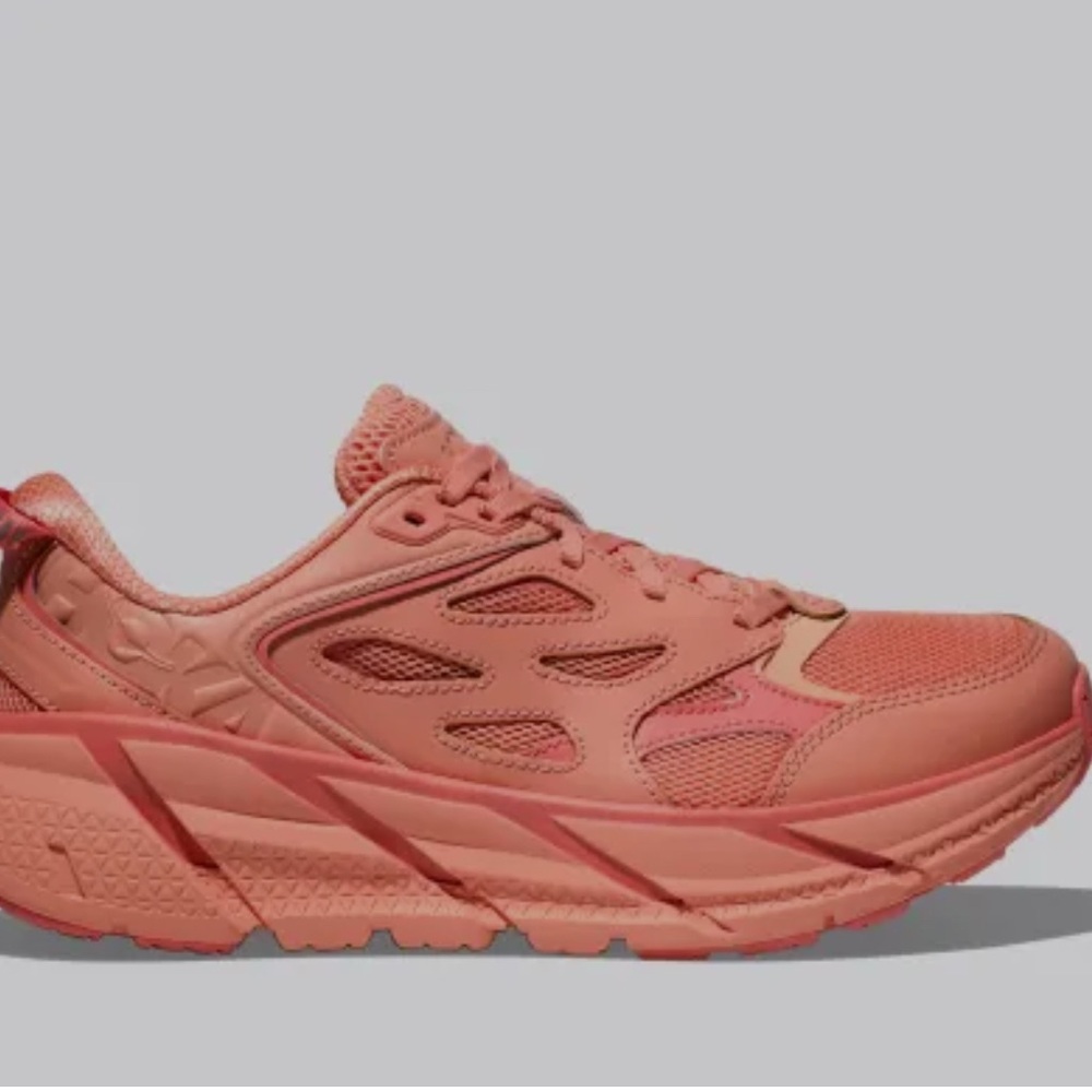 Hoka One One Pink Chunky Sneakers